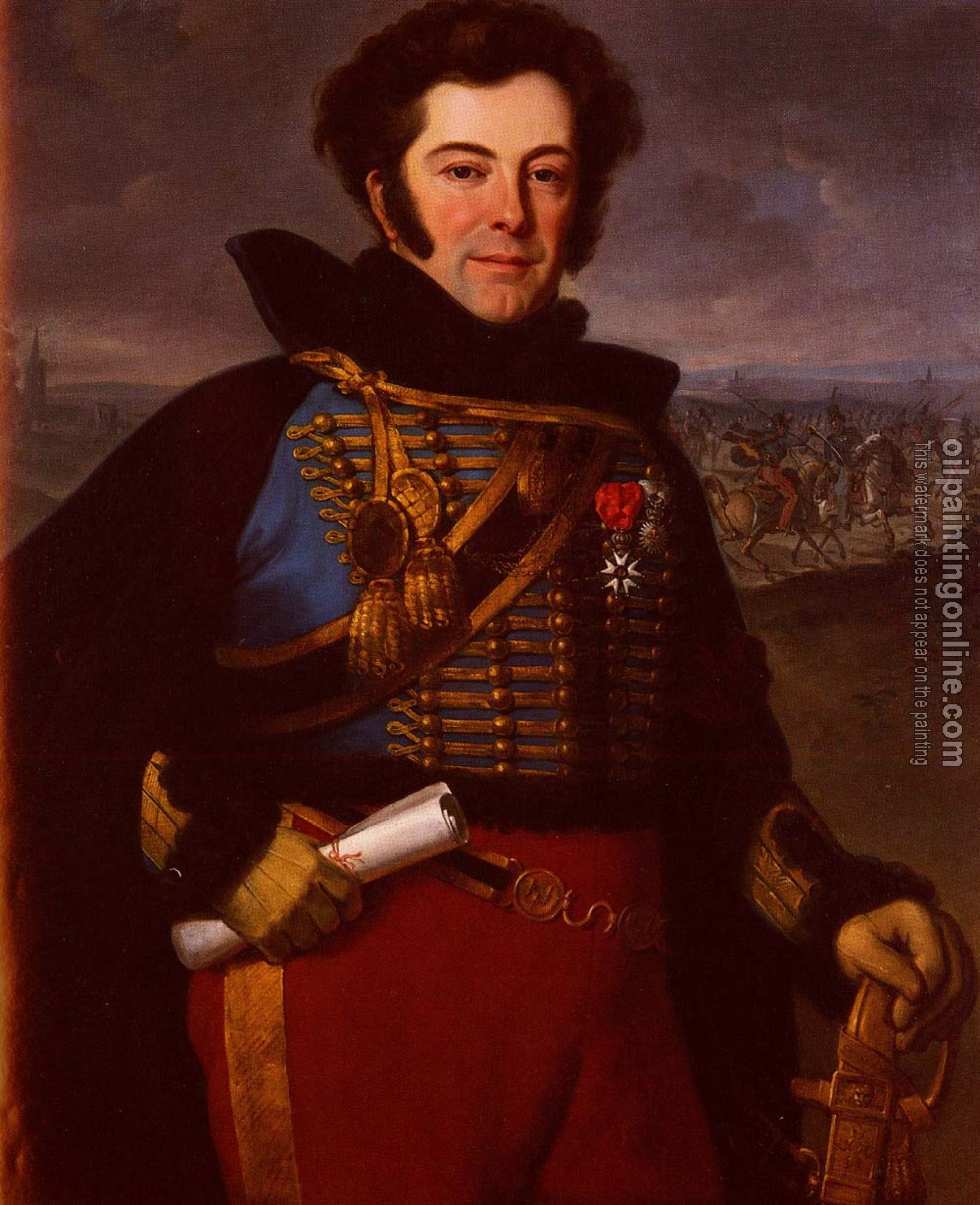 Vernet, Horace - Portrait Of Lieutenant Colonel